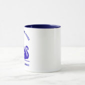 Cute Minimalist Cat Lover Mug Tasse (Zentrum)