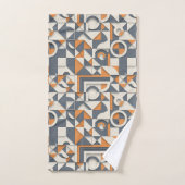 Cute minimalist tiled pattern  badhandtuch set (Handtuch)