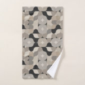 Cute minimalist tiled pattern Bath  Badhandtuch Set (Handtuch)