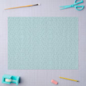 Cute Mint Mini Flower Seidenpapier (Basteln)