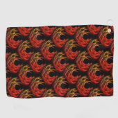 Cute Modern Boho Elegant Abstract Art Pattern #503 Golfhandtuch (Horizontal)