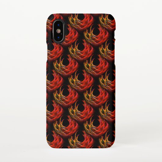 Cute Modern Boho Elegant Abstract Art Pattern #503 iPhone Hülle (Rückseite)