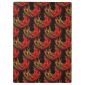 Cute Modern Boho Elegant Abstract Art Pattern #503 Klemmbrett (Rückseite)