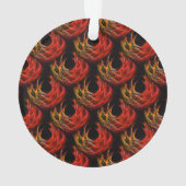 Cute Modern Boho Elegant Abstract Art Pattern #503 Ornament (Rückseite)