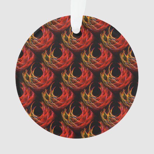 Cute Modern Boho Elegant Abstract Art Pattern #503 Ornament (Vorderseite)