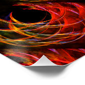 Cute Modern Boho Elegant Abstract Art Pattern #503 Poster (Ecke)