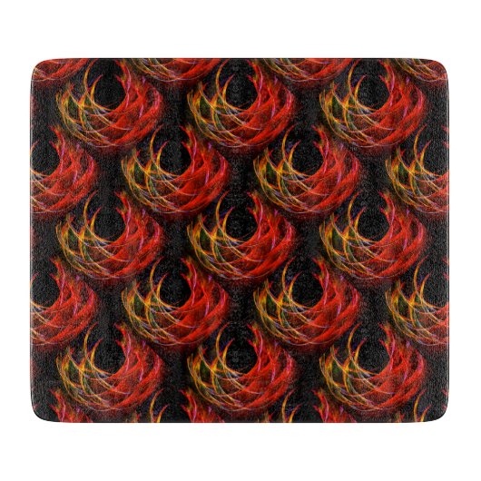 Cute Modern Boho Elegant Abstract Art Pattern #503 Schneidebrett (Vorderseite)