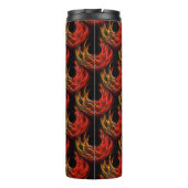 Cute Modern Boho Elegant Abstract Art Pattern #503 Thermosbecher (Rückseite)