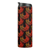 Cute Modern Boho Elegant Abstract Art Pattern #503 Thermosbecher (Nach rechts gedreht)