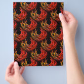 Cute Modern Boho Elegantes abstraktes Kunstmuster  Flyer (Hand)