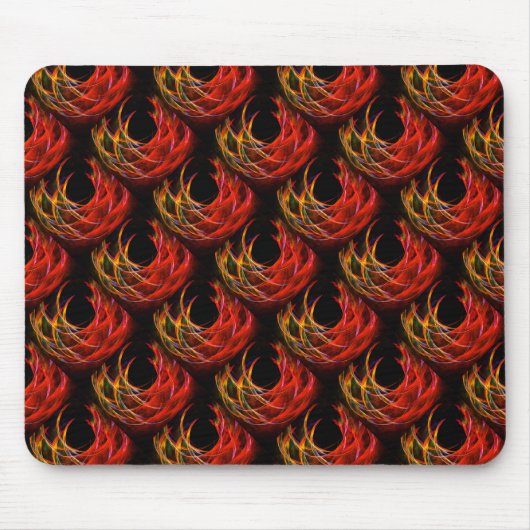Cute Modern Boho Elegantes abstraktes Kunstmuster Mousepad (Vorne)