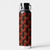 Cute Modern Boho Elegantes abstraktes Kunstmuster  Trinkflasche (Rückseite)