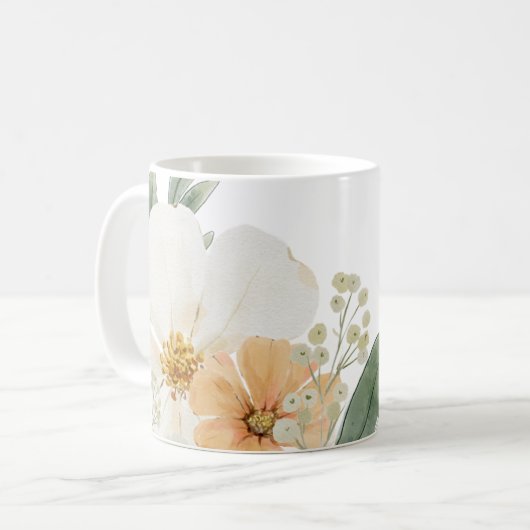Cute modern farmhouse Mug teacup Kaffeetasse (Vorderseite Links)