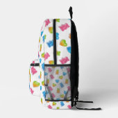 Cute Modern Gummy Bear Backpack - Cool Candy Bedruckter Rucksack (Rechts)