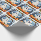Cute Modern Halloween Spooky Collection Geschenkpapier (Ecke)