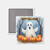 Cute Modern Halloween Spooky Collection Magnet (Vorderseite/Rückseite)