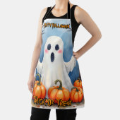 Cute Modern Halloween Spooky Collection Schürze (InSitu)