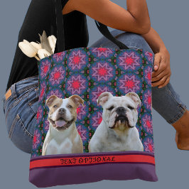 Cute Modern Photo Gift Puppy Dog Lover Mom  Tasche