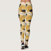 Cute Modern tiled pattern Leggings (Rückseite)