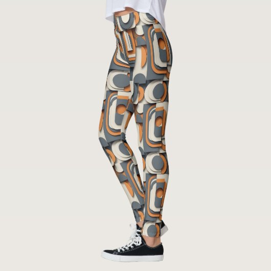 Cute Modern tiled pattern  Leggings (Links)