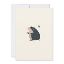 Cute Mole Greeting Card – Invitation Card