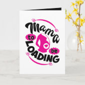 Cute Momma making word art  Karte (Gelbe Blume)