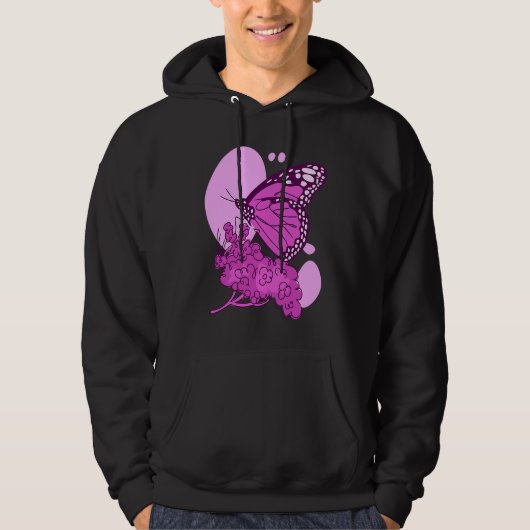 Cute Monarch Butterfly for Women Hoodie (Vorderseite)