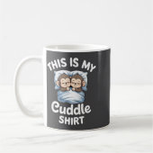 Cute Monkey Sleep Couple This Is My Cuddle Kaffeetasse (Links)