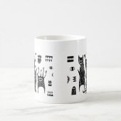 Cute Monster Coffee Mug – Kawaii Funny Ceramic Cup Kaffeetasse (Mittel)