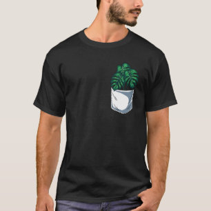 Cute Monstera Plant Pocket Monstera T-Shirt