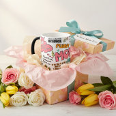 Cute Mother's day Funny Mom Typography Quotes  Verwandlungstasse