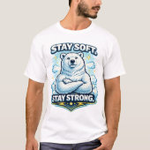 Cute Motivational Animal Strength Graphic Tee (Vorderseite)