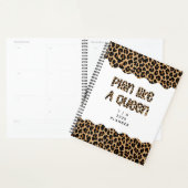 Cute Motivational Monogram Year Leopard Pattern Planer (Anzeige)