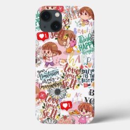 Cute Motivational – Positive Quote Kawaii  Case-Mate iPhone Hülle