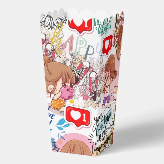 Cute Motivational – Positive Quote Kawaii  Geschenkschachtel (Rückseite)