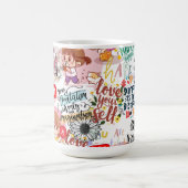 Cute Motivational – Positive Quote Kawaii  Kaffeetasse (Mittel)