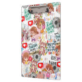 Cute Motivational – Positive Quote Kawaii  Klemmbrett (Links)