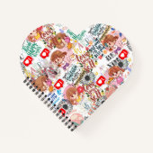 Cute Motivational – Positive Quote Kawaii  Notizblock (Vorderseite)