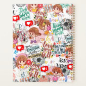 Cute Motivational – Positive Quote Kawaii  Planer (Rückseite)