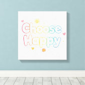 Cute Motivational Typography with Sparkles Leinwanddruck (Insitu (Holzboden))