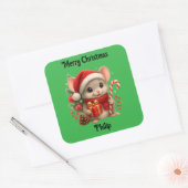 cute mouse Christmas holiday Sticker (Umschlag)