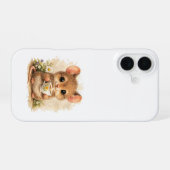 Cute Mouse Coffee iPhone 16 Case Kawaii Hülle (Rückseite (Horizontal))
