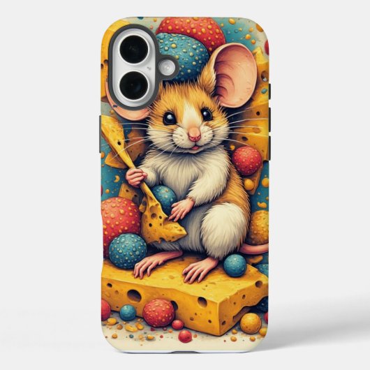 Cute Mouse iPhone / iPad case (Rückseite)