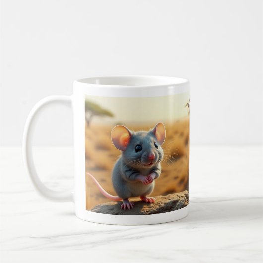 Cute Mouse Mug – Adorable Ceramic Coffee Cup Kaffeetasse (Links)
