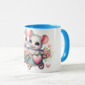 Cute Mouse mug Tasse (VorderseiteRechts)