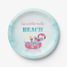 Cute Mouse  Stylish Beach   Pappteller