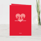 Cute Mouse Vintage Valentine's Day Feiertagskarte (Rückseite)