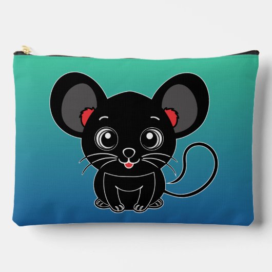 Cute Mouse Zubehörtasche (Vorderseite)