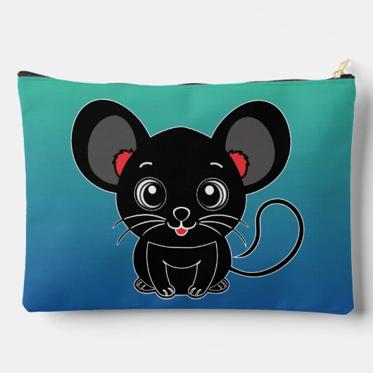 Cute Mouse Zubehörtasche (Rückseite)