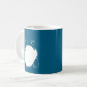 Cute Mpy Frog Japanese Ink - Traditional Art Humor Kaffeetasse (Vorderseite Links)